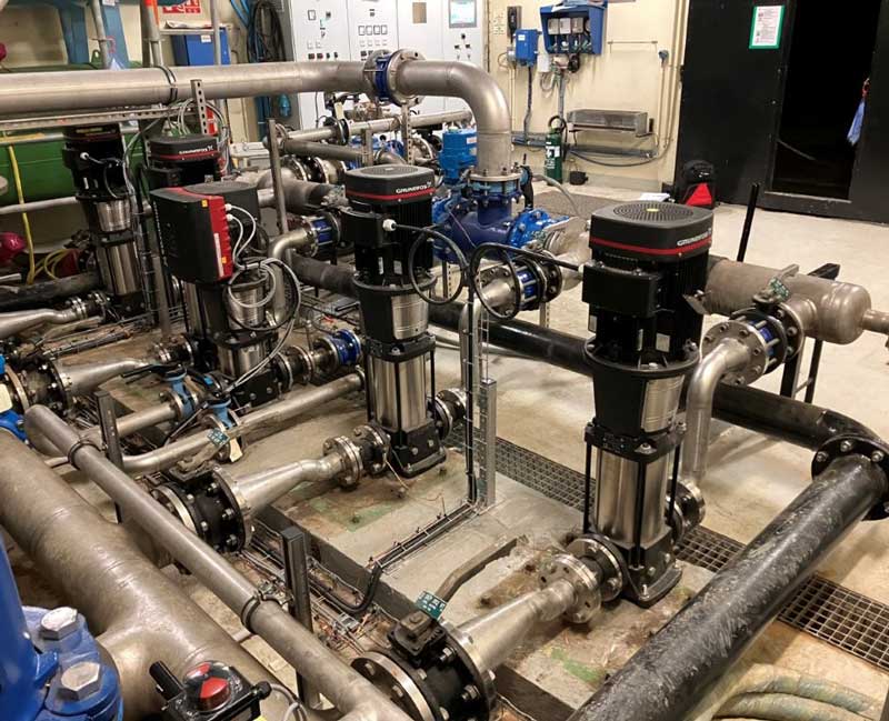 Surpression et distribution d'eau